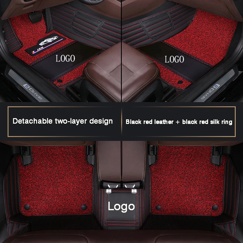 Высококачественный настраиваемый автомобильный коврик полного объема HLFNTF для пыле- и водонепроницаемого салона PEUGEOT 308GT 2016-2018 Изображение 4
