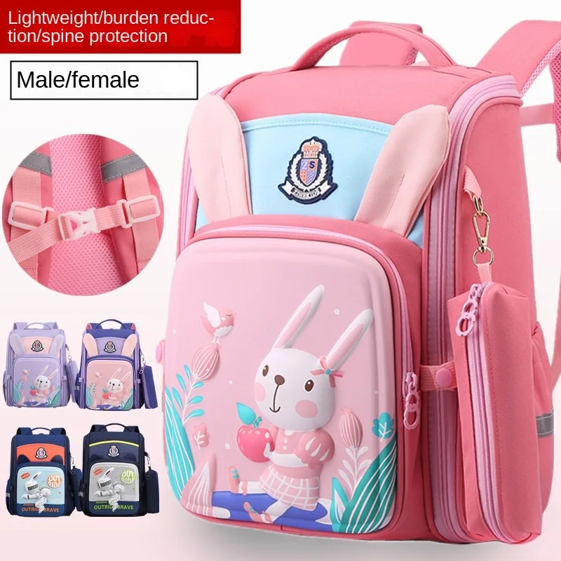 Детский рюкзак для мальчиков, школьные сумки для начальной школы, рюкзак для детей 1 класса, сумка для книг Большой емкости Mochila Infantil Escolar Изображение 4