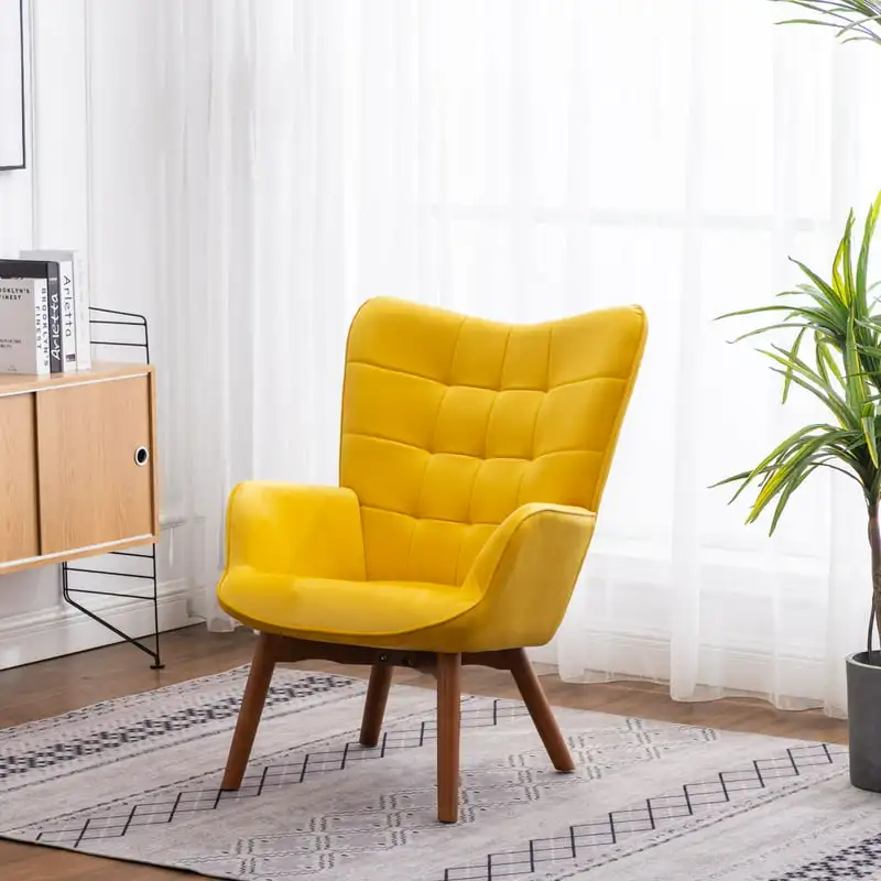 Наборы для стульев и пуфиков, желтые Изображение 4