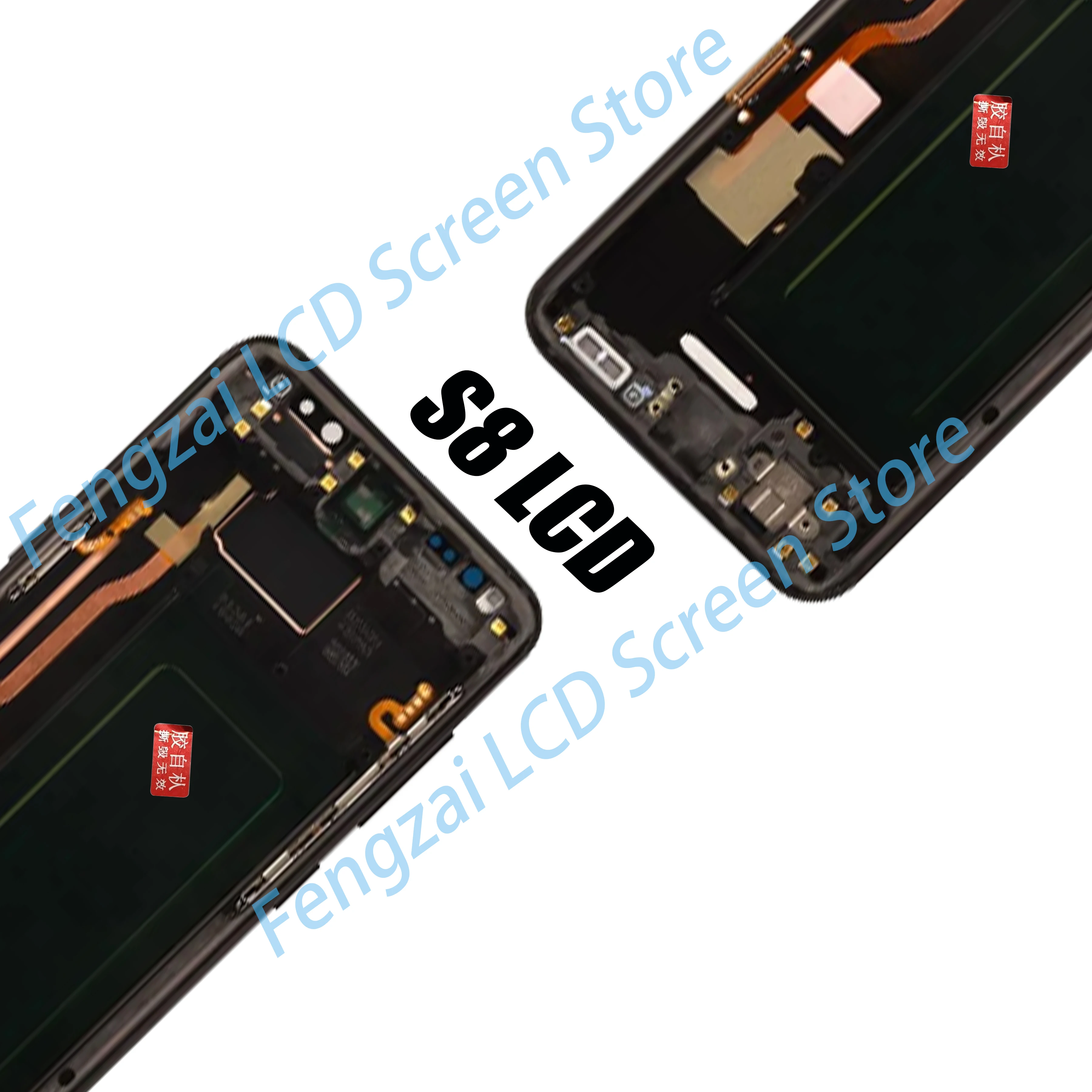 Оригинальный ЖК-дисплей Для Samsung Galaxy S8 G950 G950F G950U ЖК-дисплей с Рамкой, сенсорный экран, Дигитайзер, Запчасти для ремонта, Бесплатная задняя крышка Изображение 4