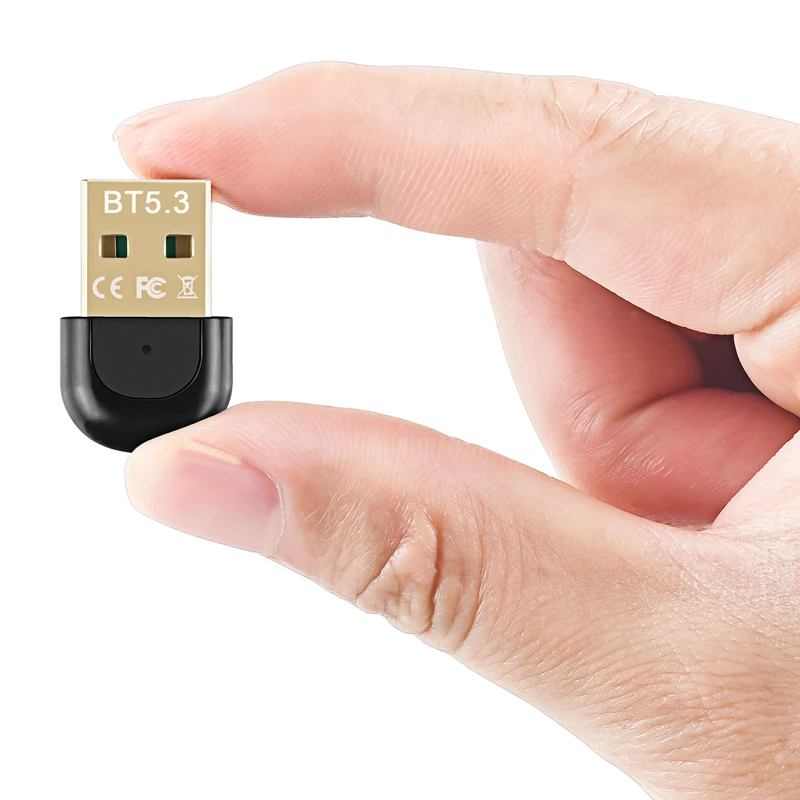 1 ШТ USB Bluetooth 5.3 адаптер приемник USB беспроводной Bluetooth передатчик Бесплатный драйвер для настольного компьютера Изображение 5