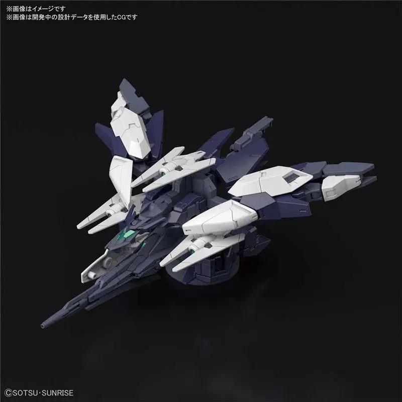 Bandai Gundam Model Kit Аниме Фигурка HGBD: R 1/144 PFF-X7II/U7 Uraven Gundam Подлинная Сборка Gunpla Робот Игрушка в подарок для детей Изображение 5