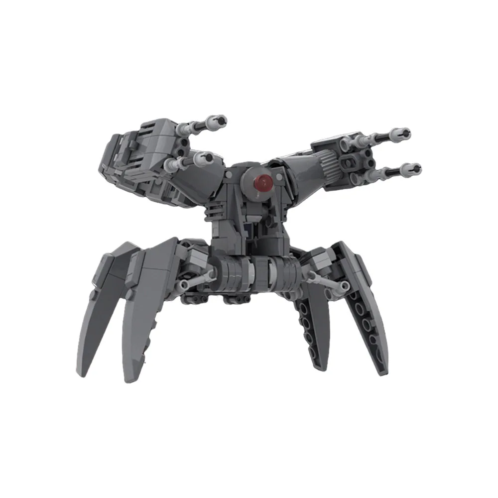 BZB MOC-101376 Металлический Скорпион Аннигилятор Боевой Робот Модель Мех Воин Крутой Строительный Блок Игрушки для Детей Подарок-Головоломка Изображение 5