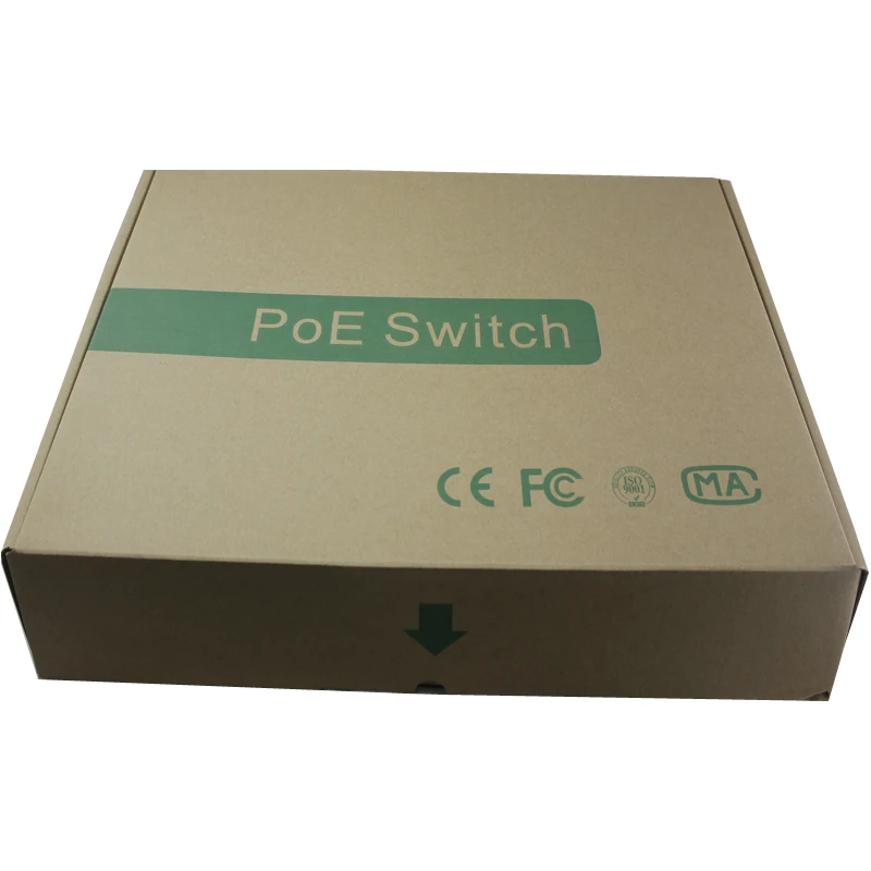 H8 порт гигабитный коммутатор poe 9 10/100/1000 Мбит/с rj45 порт 8 IEEE802.3af/at активный poe для Dahua Hik WAPA 3M 1080P HD IP-камеры видеонаблюдения Изображение 5
