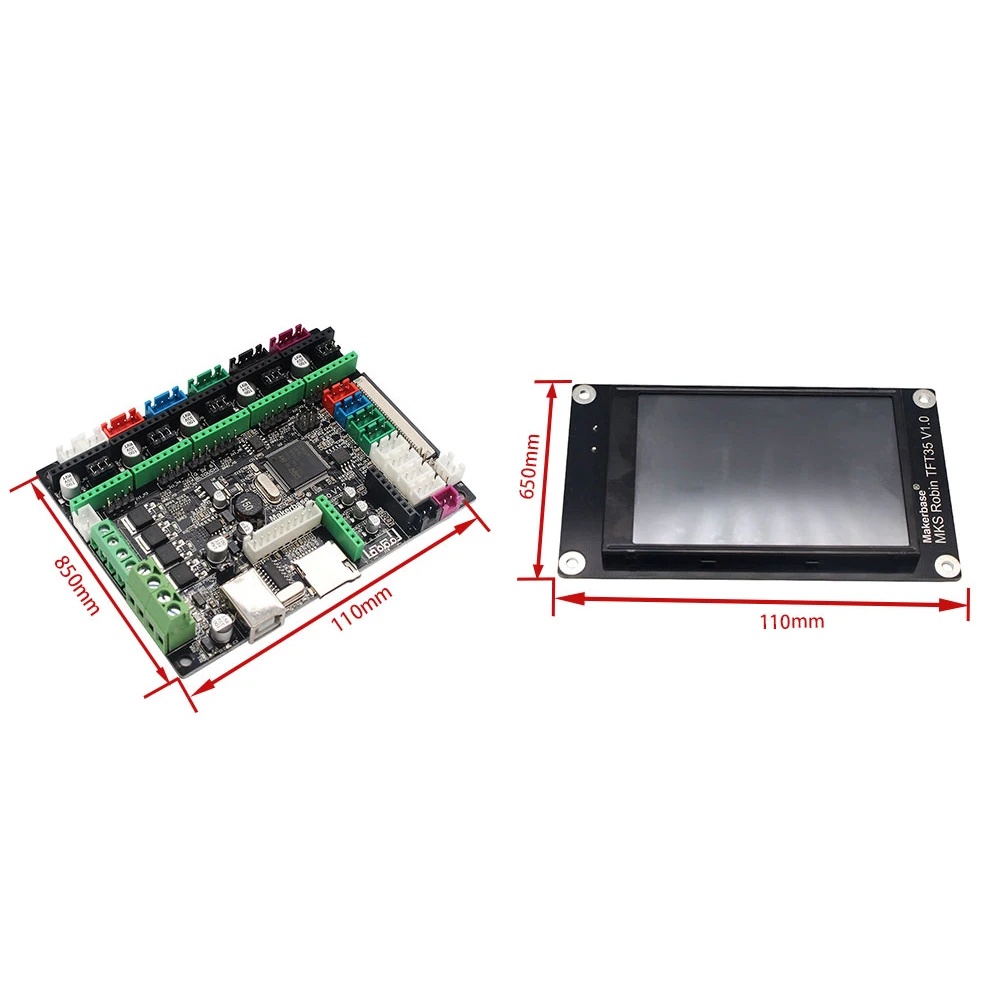 SIMAX3D MKS TFT35 V1.0 Дисплей 3,5 Дюйма + плата Robin Nano V1.2 Аппаратная поддержка STM32 с открытым исходным кодом для аксессуаров 3D-принтера Изображение 5