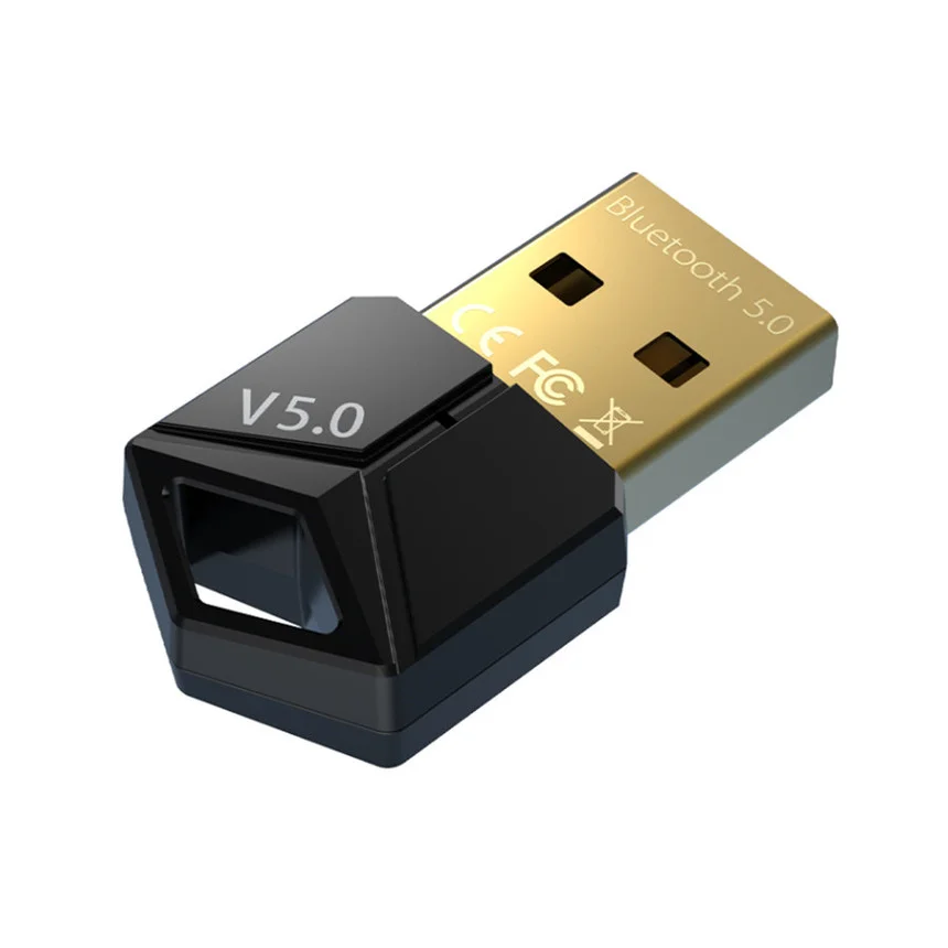 USB-ключ Bluetooth 5,0 Адаптер Приемник Беспроводной Музыки с низкой задержкой Мини-передатчик Bluthooth для ПК/передачи файлов Изображение 5