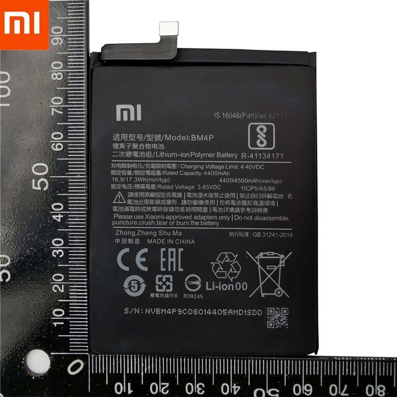 Xiao Mi Оригинальная Сменная батарея телефона BM4P Для Xiaomi Mi Redmi K30 Hongmi K30 Аутентичная аккумуляторная батарея 4500 мАч + Инструменты Изображение 5